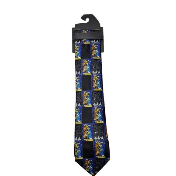 Baby Jesus Manger Nativity Scene Men Neck Tie 58" Necktie Religious Noel Holiday - Picture 3 of 11